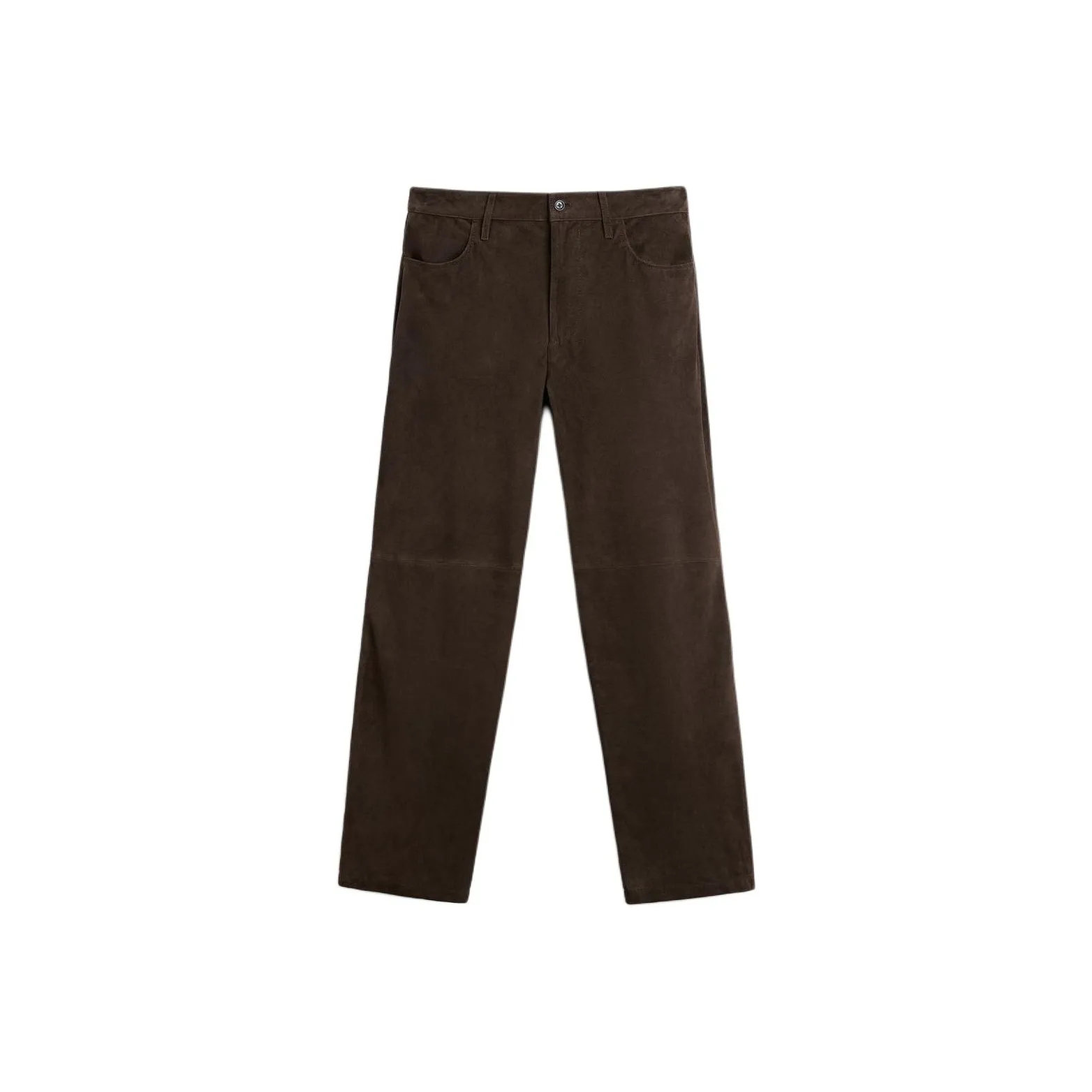 ZARA Leather Pants Men's Brown