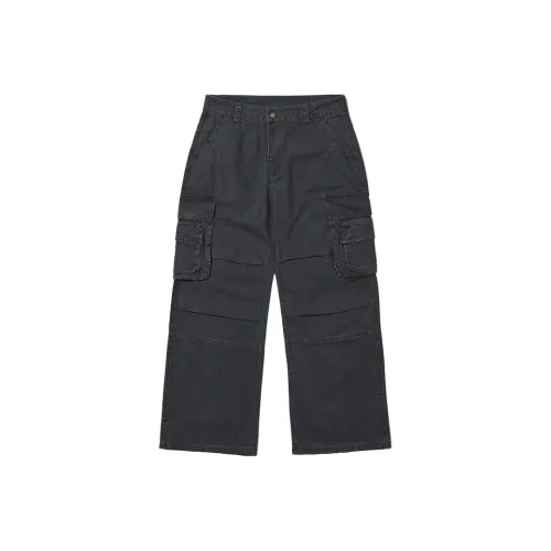 VULCAN STORE Черные унисекс брюки карго
