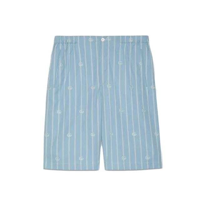 GUCCI Blue Men's Casual Shorts GUCCI Синий Мужские Повседневные Шорты