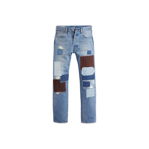 Levis Джинсы Средне-голубого цвета Унисекс