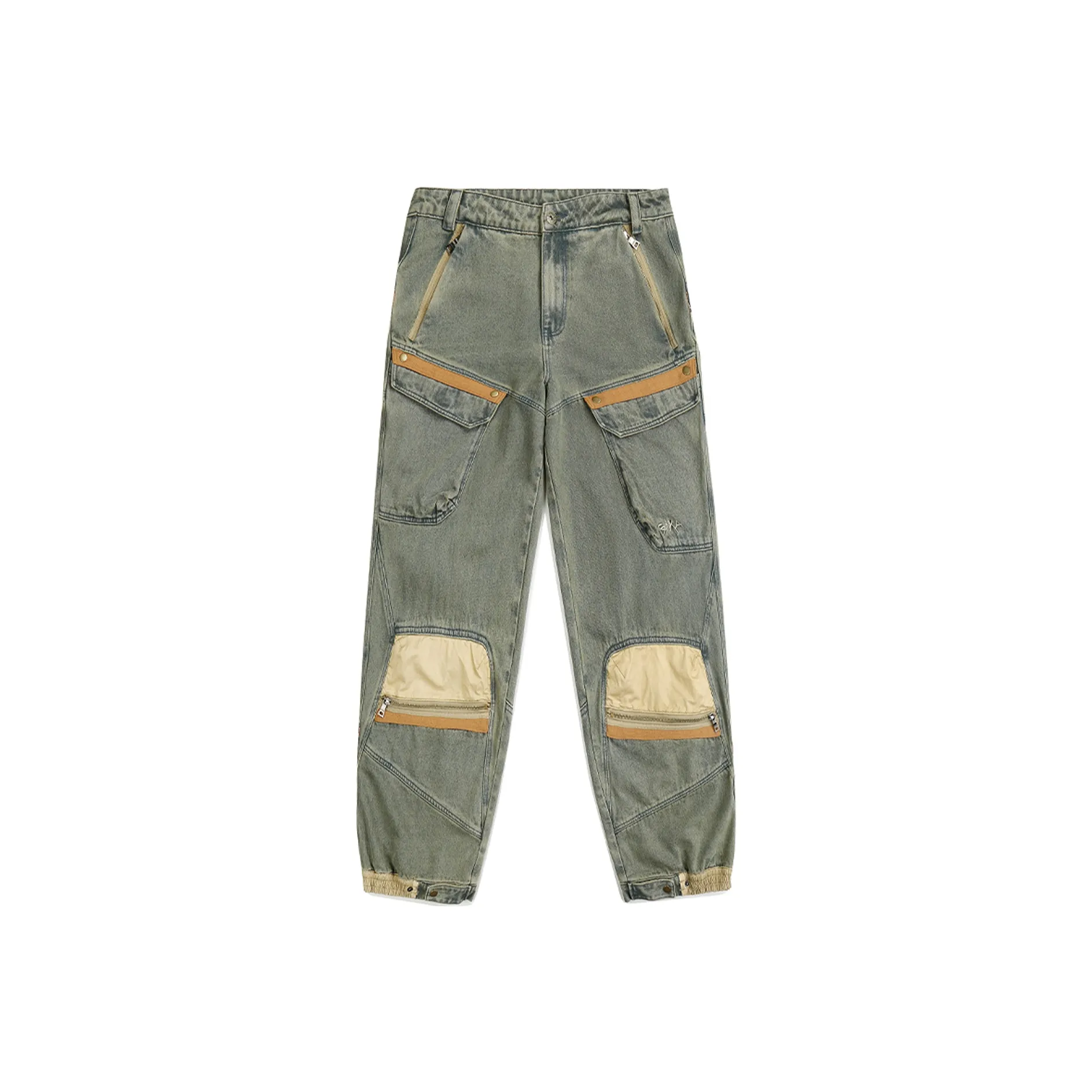 Guuka Jeans Men's Gray Green