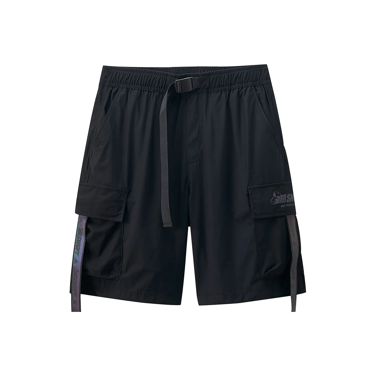 FUN X Snoopy Cargo Shorts Men's Black