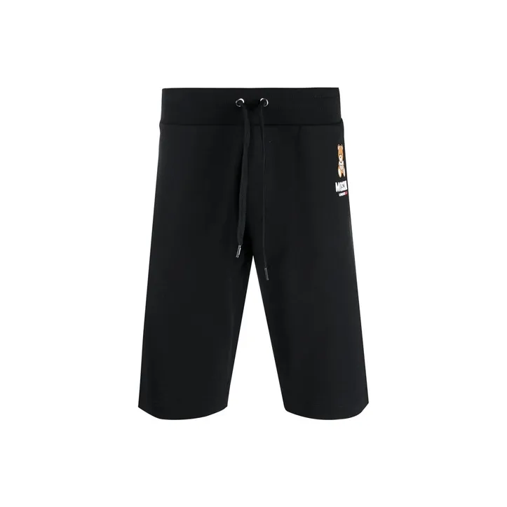 MOSCHINO Черные Мужские Повседневные Шорты