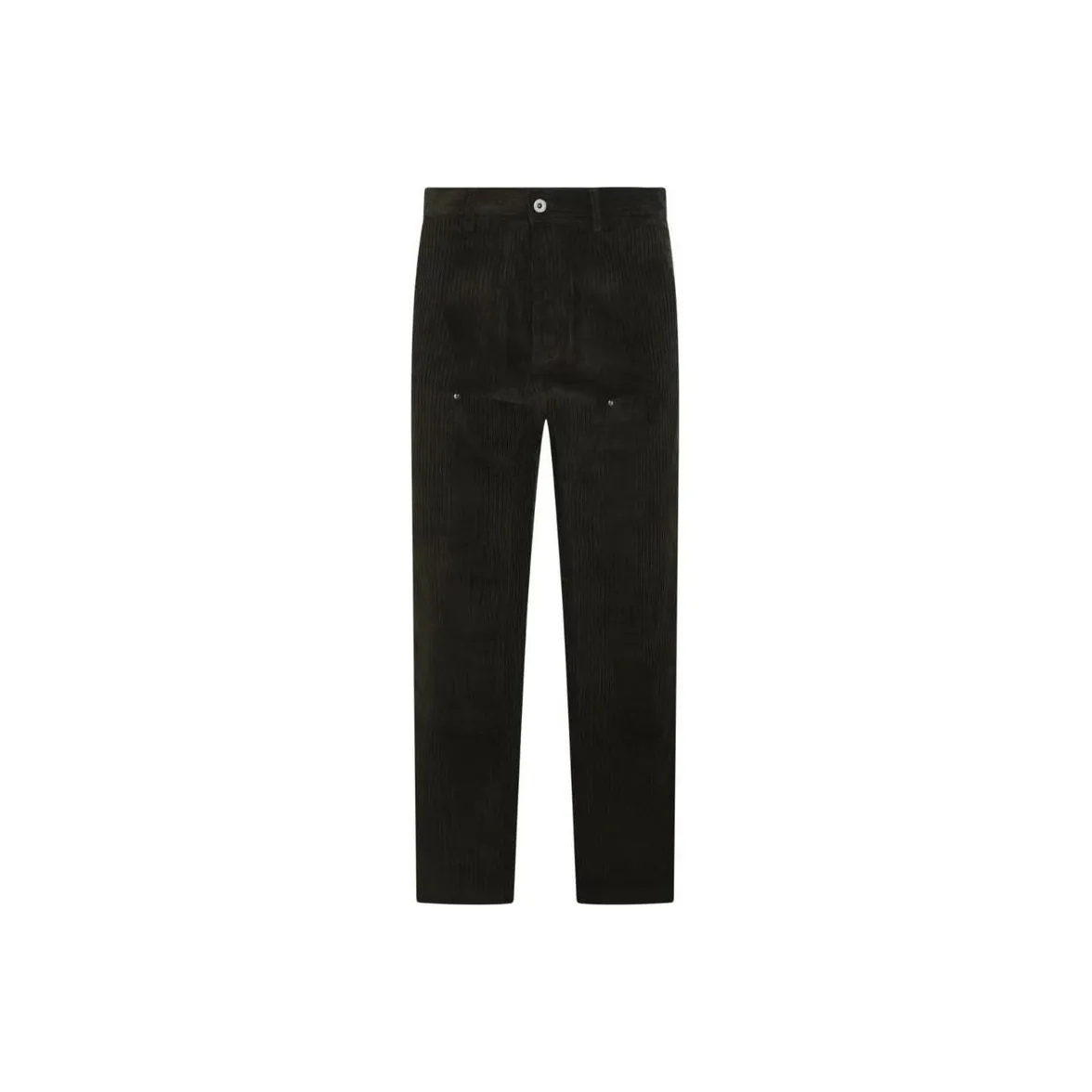 Drôle De Monsieur High Waist Straight Leg Corduroy Trousers