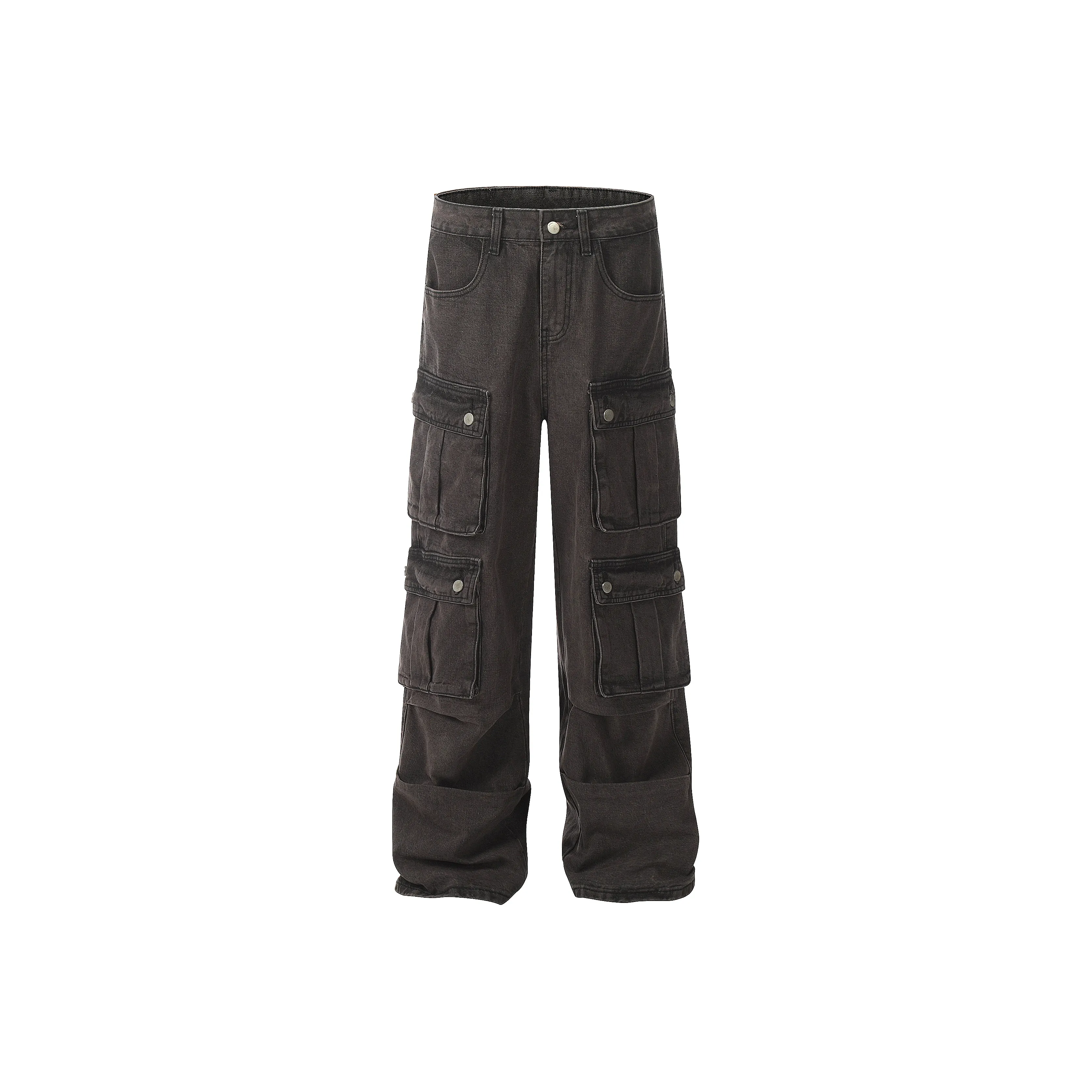 STRUCKCOOL Карго-брюки Унисекс Темно-коричневый