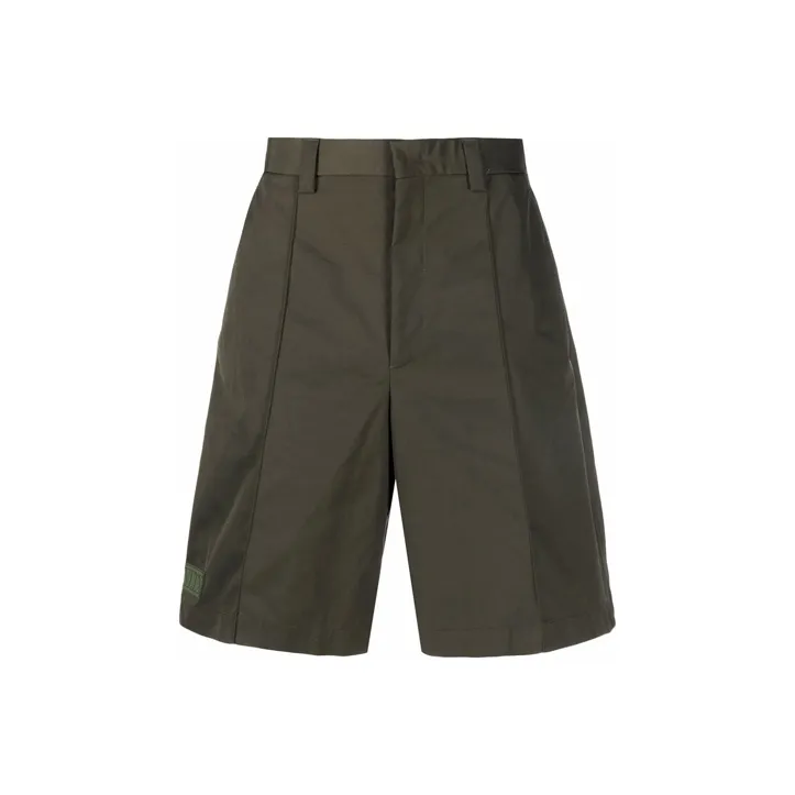 Valentino Logo Patch Bermuda Shorts