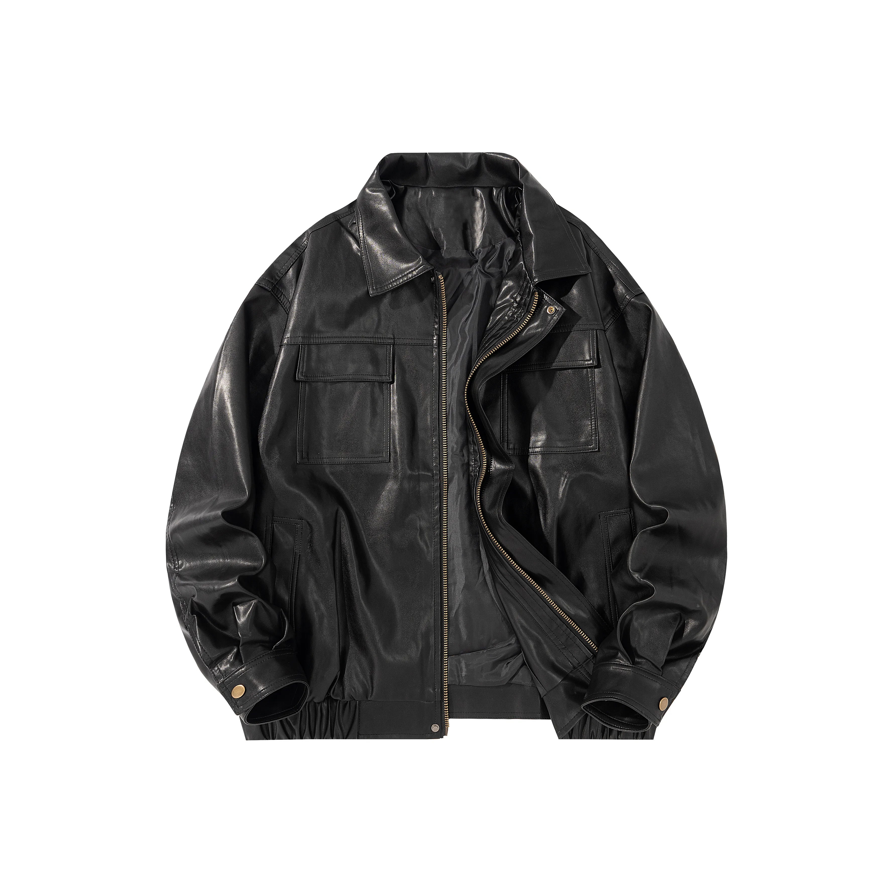 YATSI Leather Jacket Unisex Purple