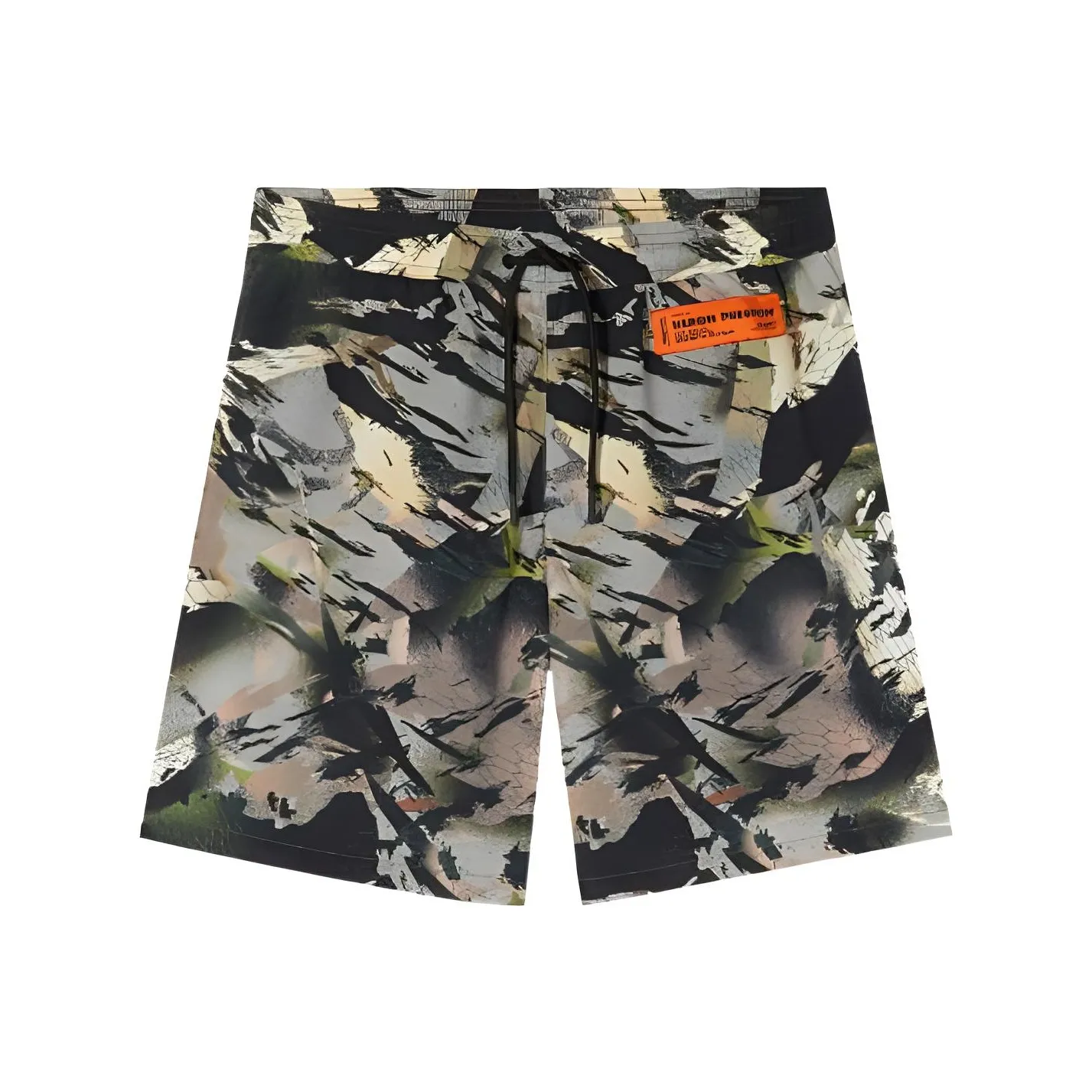 HERON PRESTON Abstract print Swim Shorts