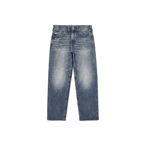 JACK&JONES E42 Средний джинсовый синий Мужские Джинсы