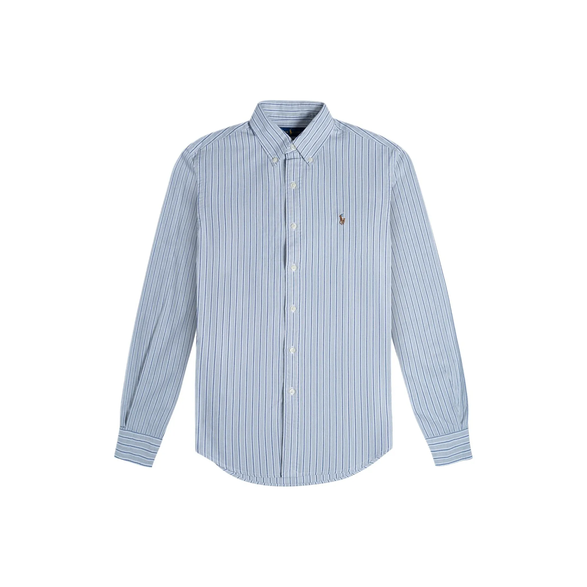 Polo Ralph Lauren Рубашка Мужская Серый Синий