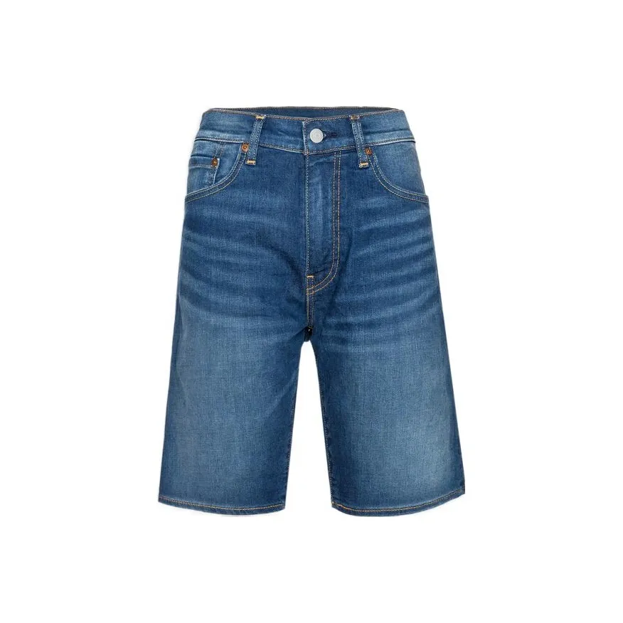 Levis Blue Men's Denim Shorts Левис Синий Мужские Джинсовые Шорты