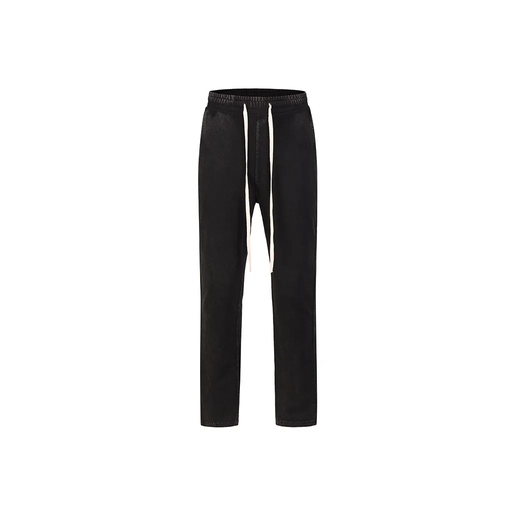 BLACK OF EXIT Casual Pants Unisex Faded Black