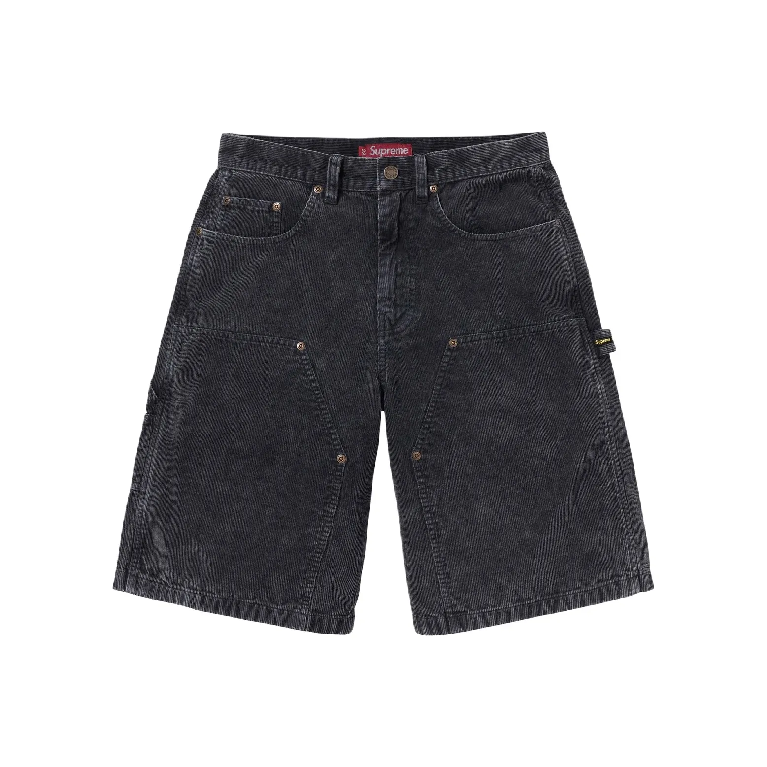 Supreme SS24 WEEK13 WASHED CORDUROY DOUBLE PAINTER SHORT Повседневные шорты Unisex