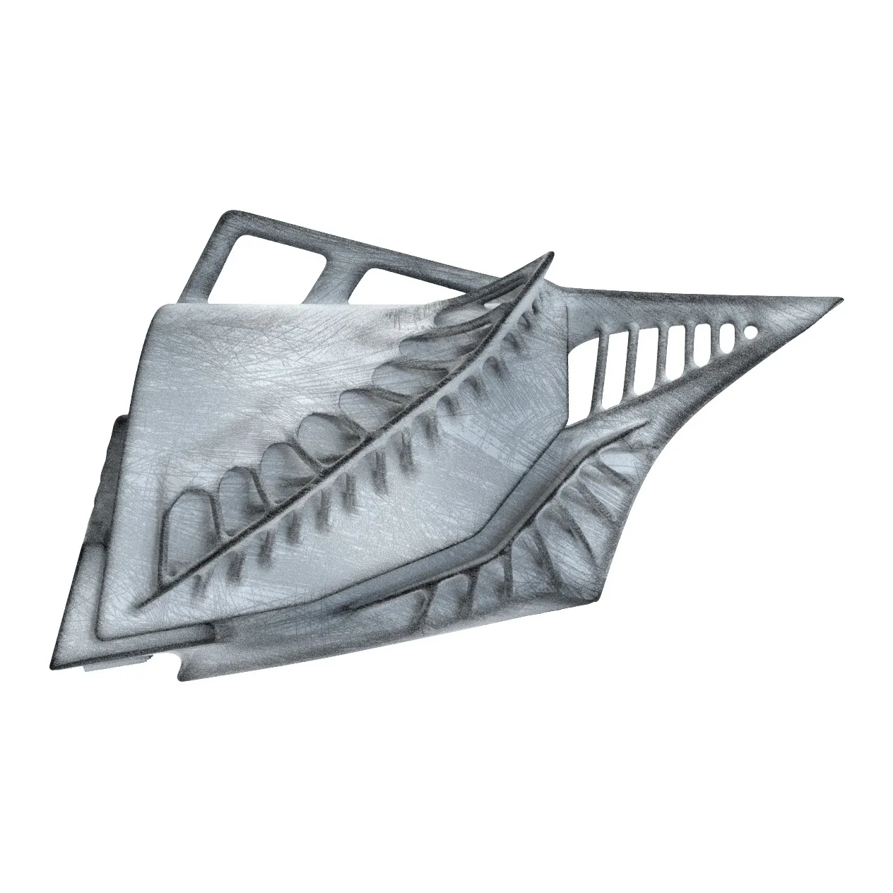 Scry ПУ (полиуретан) Сумка Унисекс Ручная Полированная Белая