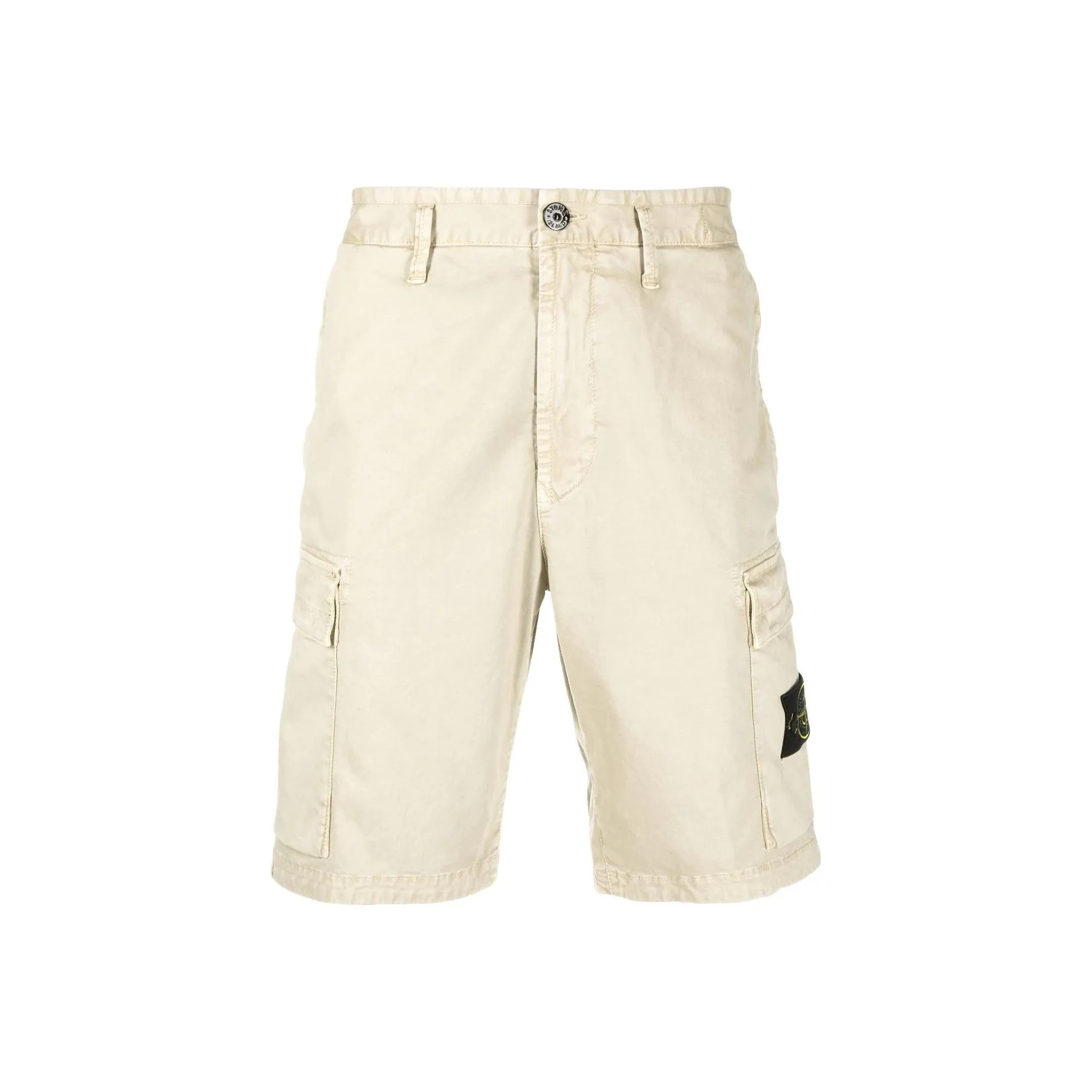 STONE ISLAND Бежевые Мужские Карго Шорты