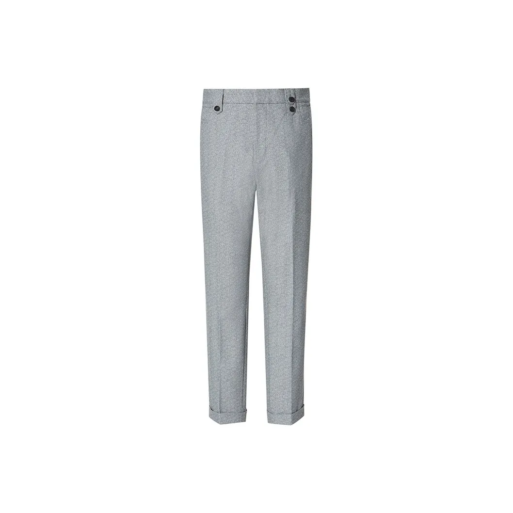 ANDREW MACKENZIE SS24 Suit Trouser Men's Black White