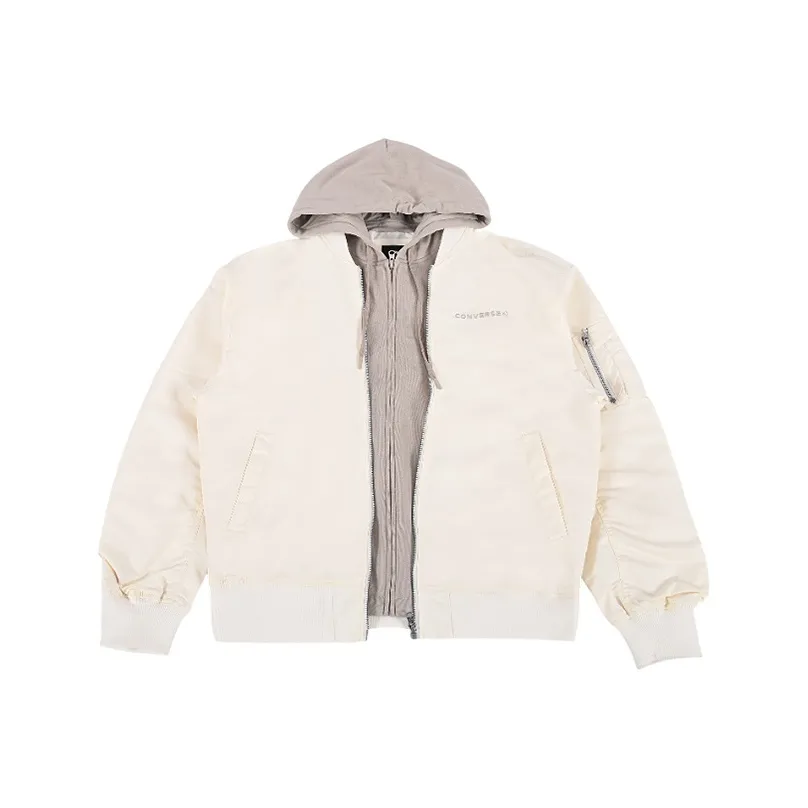 Конверс Хлопковый пуховик унисекс бежевого цвета