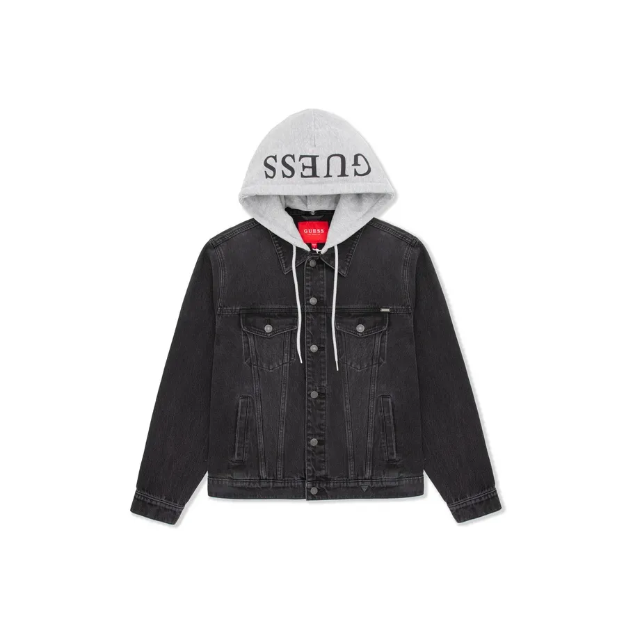 GUESS Jackets & Coats Men's Black