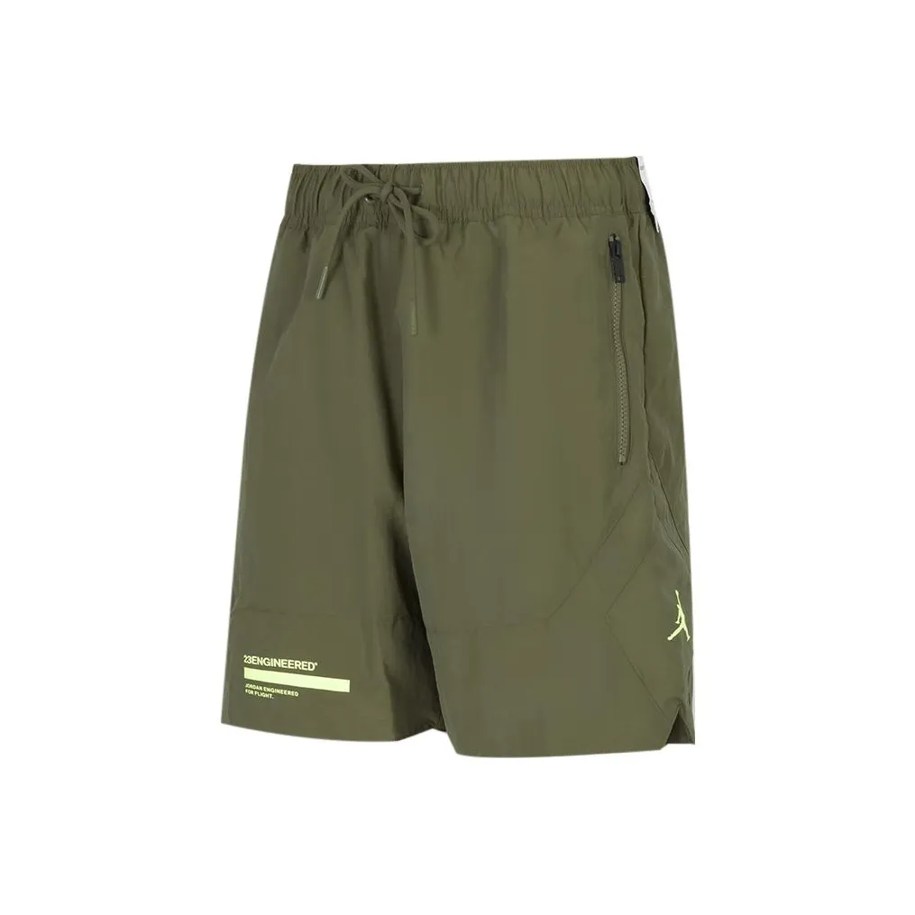 jordan reflexology Casual Shorts Men Army Green