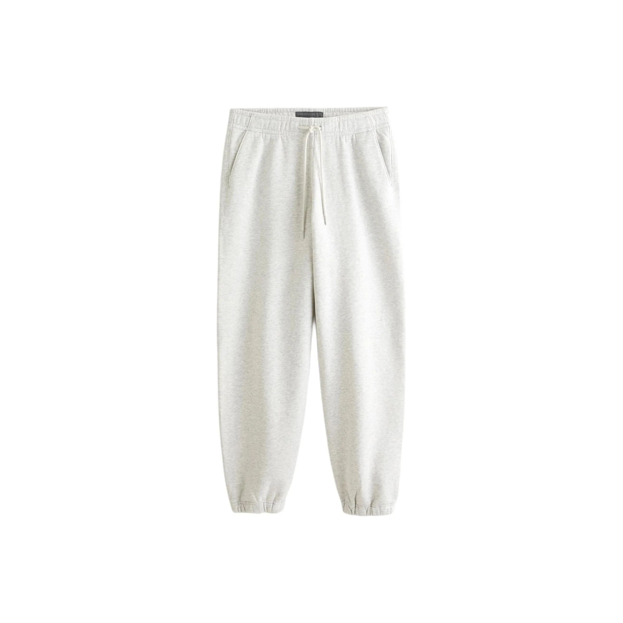 Abercrombie&Fitch Вязаные спортивные брюки мужские светло-серый