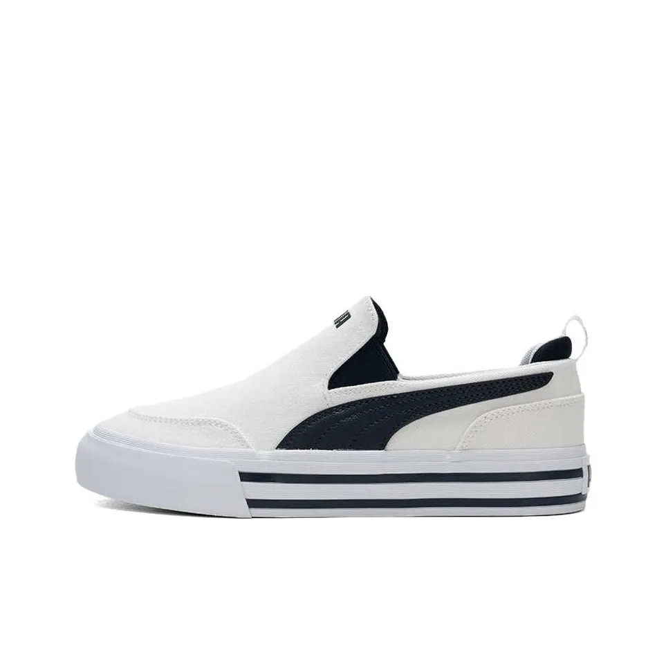 PUMA Court Classic Vulc Аbrasion Resistant Низкие Кроссовки для скейтбординга Унисекс Белые