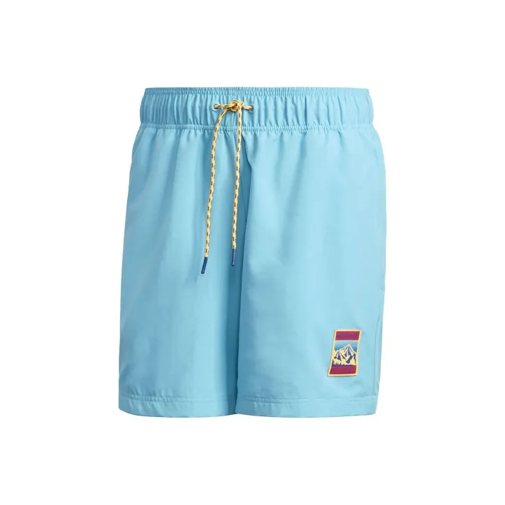 Adidas Originals Light Aqua Blue Men's Casual Shorts Adidas Originals Светло-аква-синий Мужские Повседневные Шорты