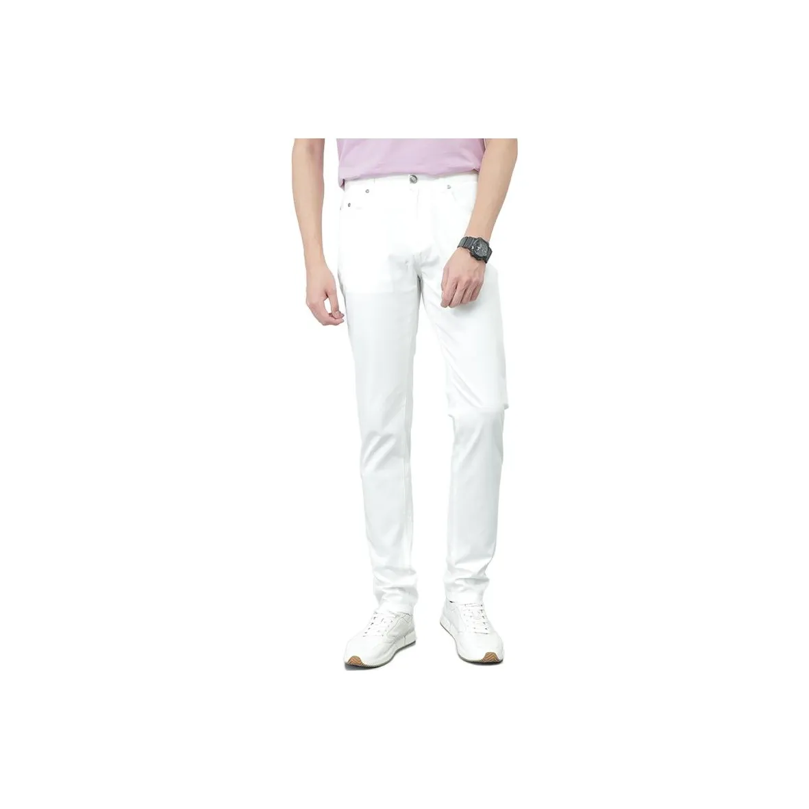 EDENBO Casual Pants Men's White