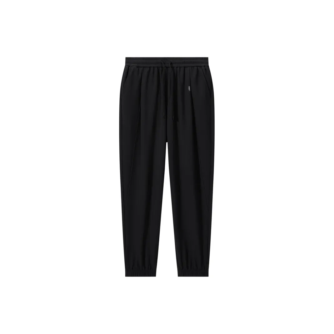 GXG Drawstring Casual Pants Men's Black