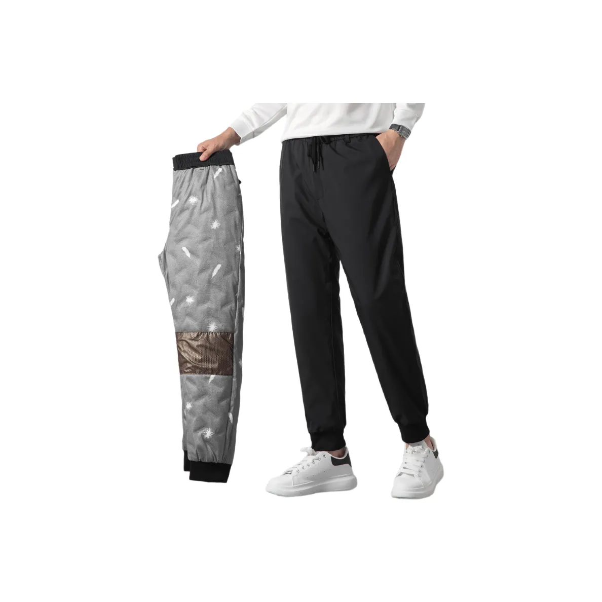 SNOW FLYING Down Pants Men's Black