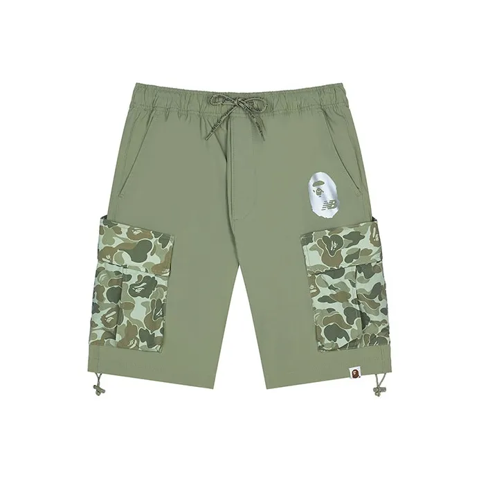 A Bathing Ape X New Balance Casual Shorts Men's Green
