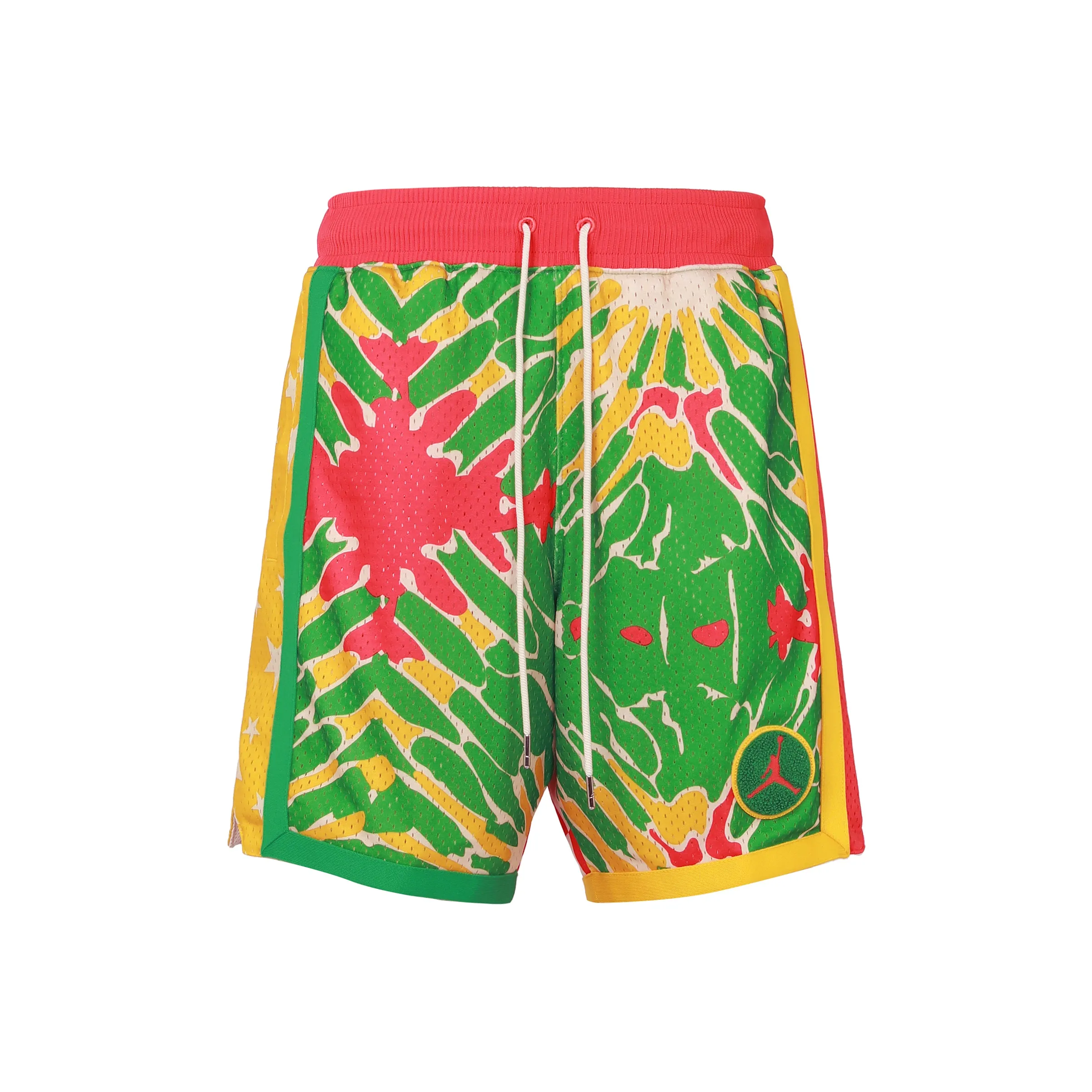 Jordan Basketball Shorts Men's Track Red/Lucky Green/Deep Sulfur