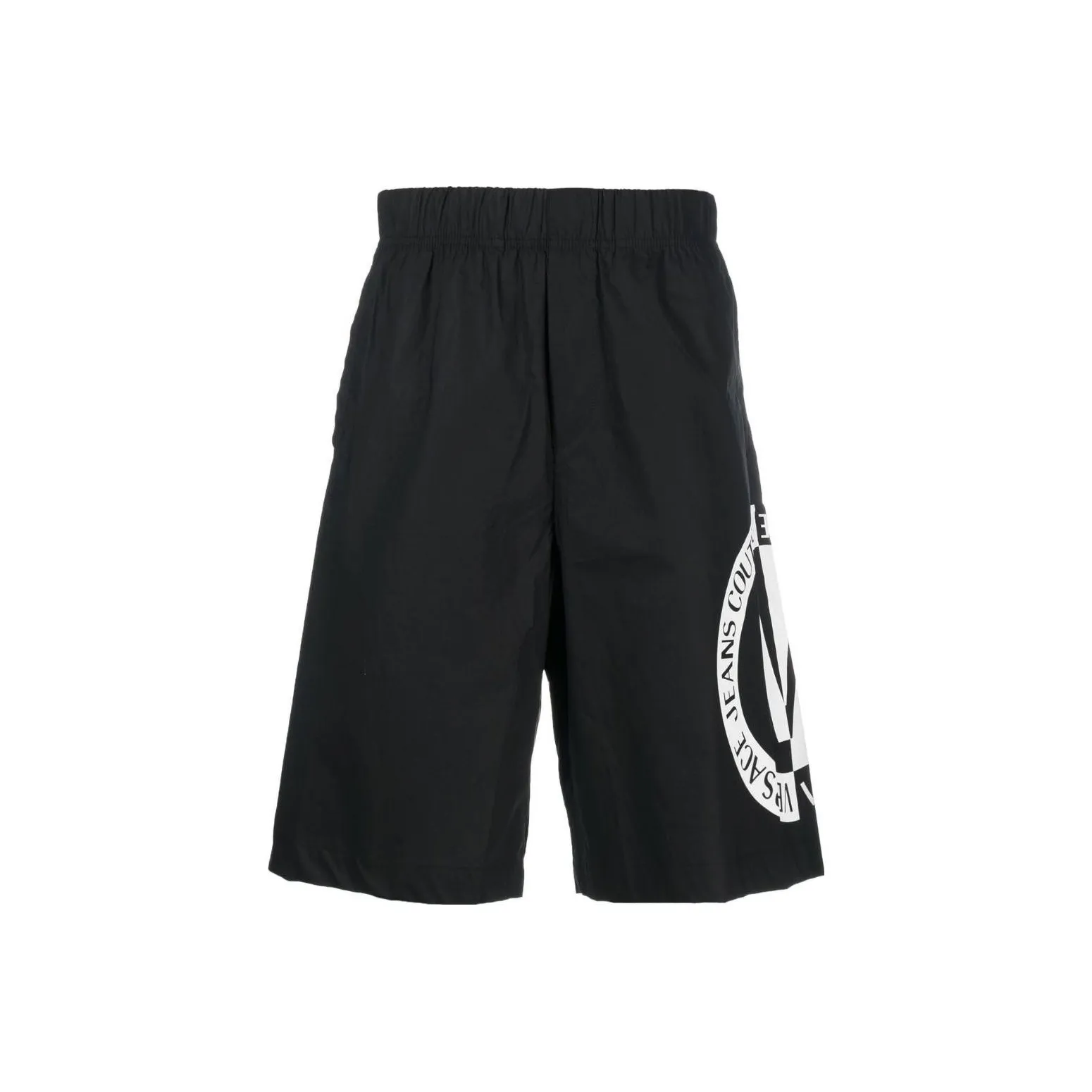 VERSACE JEANS COUTURE Logo Printed Elasticated Waistband Shorts