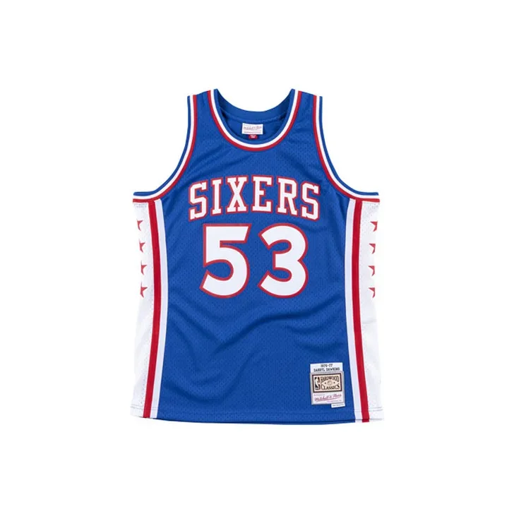 Mitchell & Ness Basketball Jersey Men's Blue