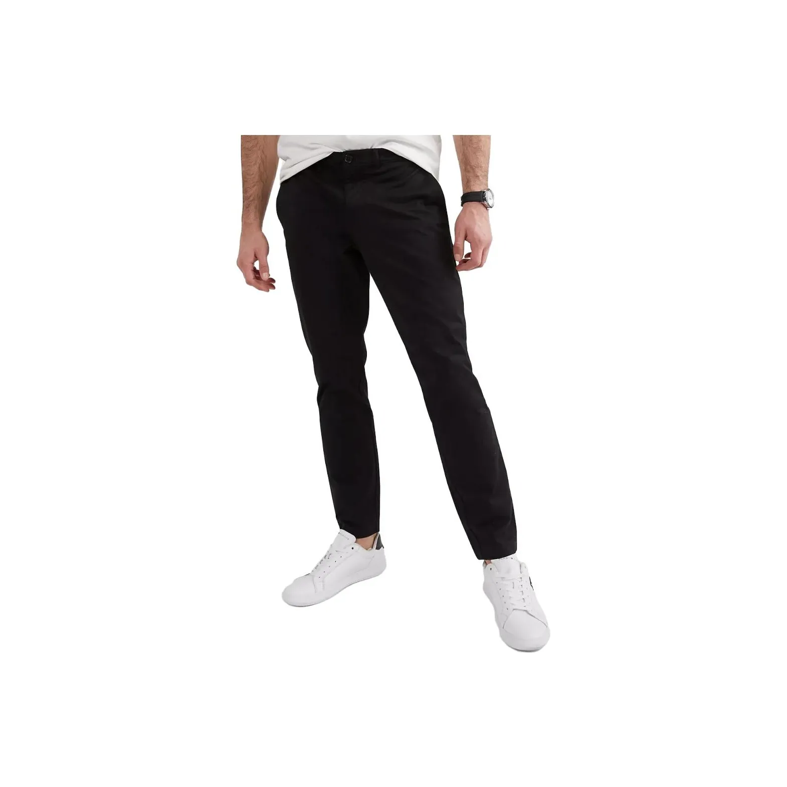Tommy Hilfiger Slim Fit Flex Tommy Chino Pants Casual Pants Men's Black