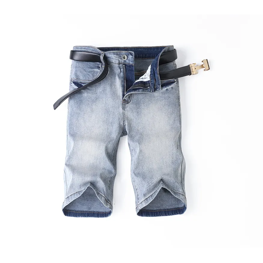 COOLALPACA Slim Fit Straight Leg Джинсовые шорты Унисекс