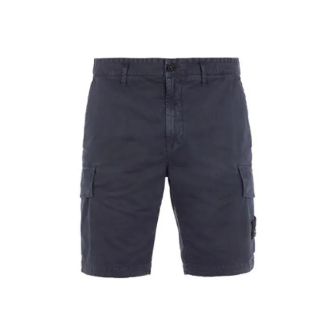 STONE ISLAND Compass Patch Slim Fit Cargo Shorts