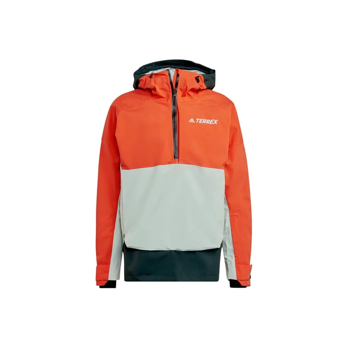 Adidas Terre Ski Tops Men's Half Impact Orange/Dark Green/Linen Green