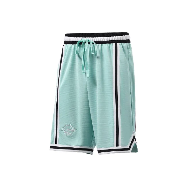 LiNing Basketball Collection Basketball Shorts Men's Lake Gray Blue