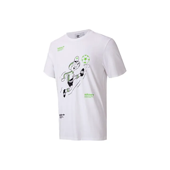 Adidas Originals Fun Graphic T2 Soccer Jerseys Men's Pink White