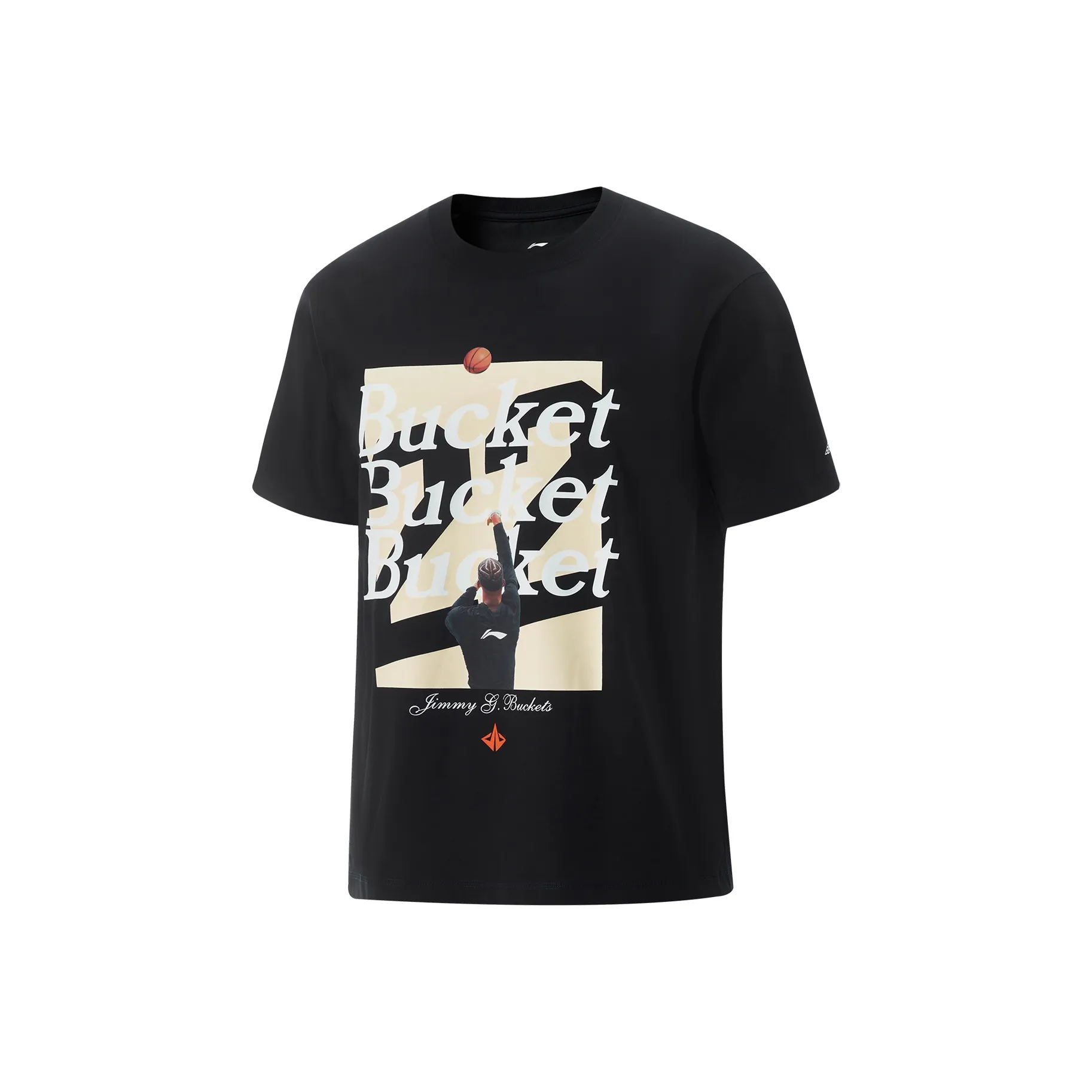 LINING Basketball Collection Т-Рубашка Мужская Черная