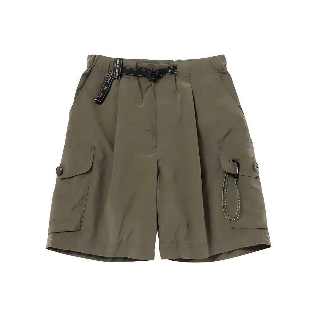 And Wander SS24 Cargo Shorts Unisex Khaki