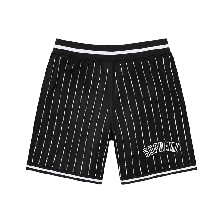 Supreme Rhinestone Stripe Basketball Short
