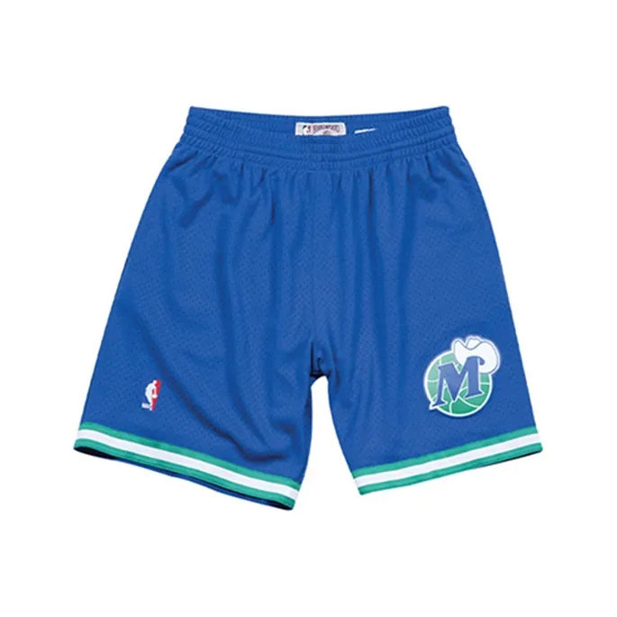Mitchell Ness Blue Мужские баскетбольные шорты