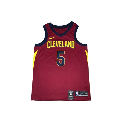 Nike x NBA Бургундский Мужская Баскетбольная Форма
