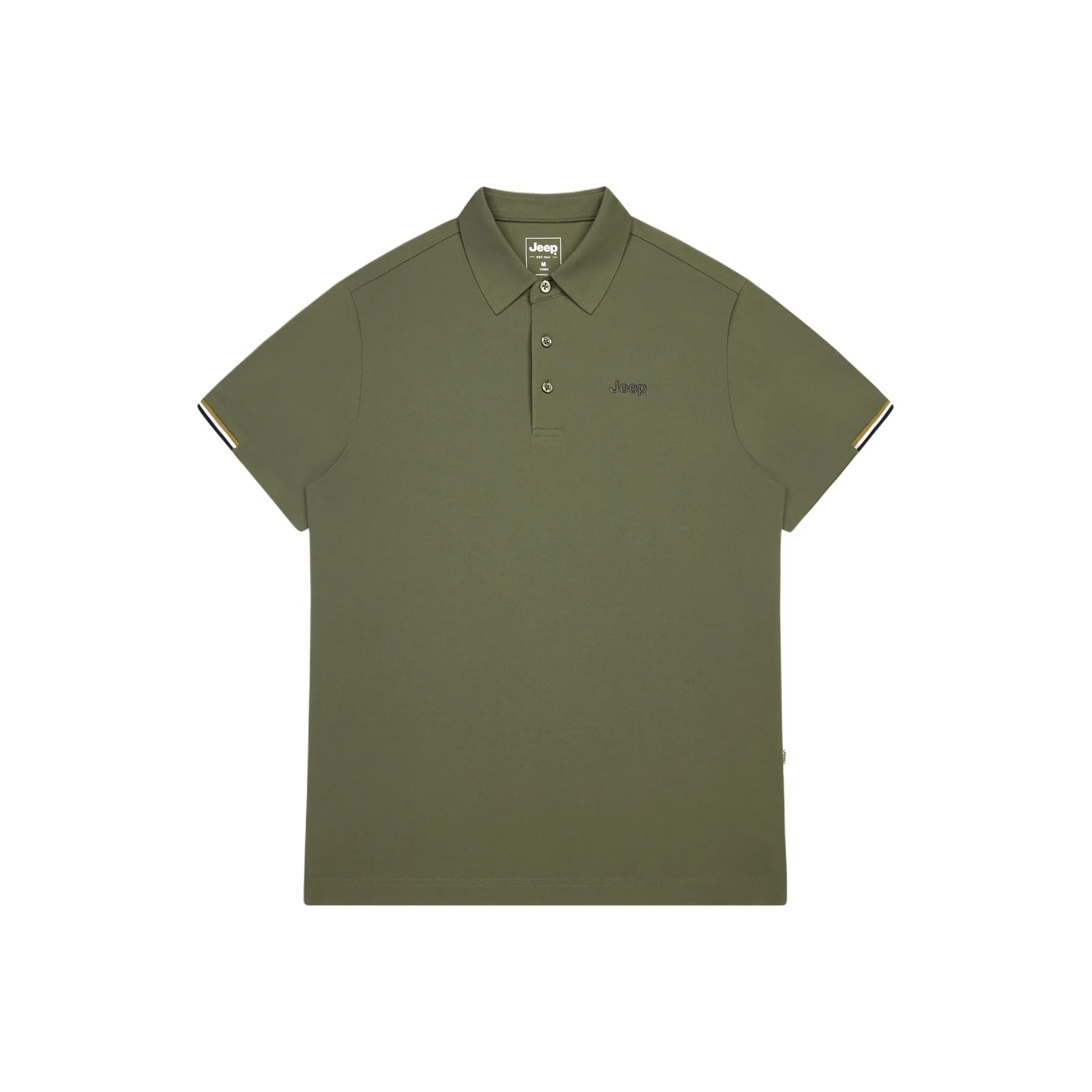 JEEP Fashion Sports Collection Поло Унисекс Оливково-зеленый