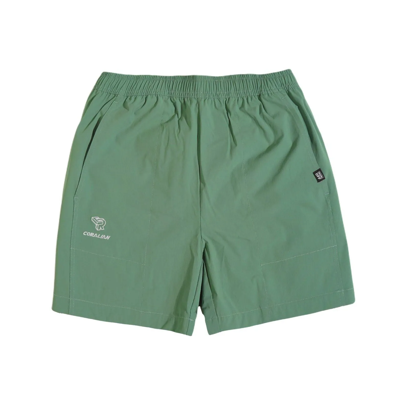 CORALIAN RUNOFF Collection Casual Shorts Unisex Green