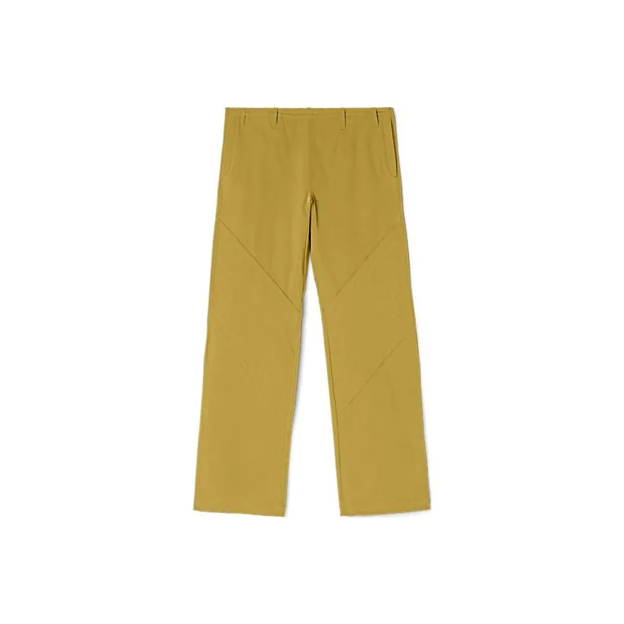 Asics Повседневные брюки Мужские Желтые