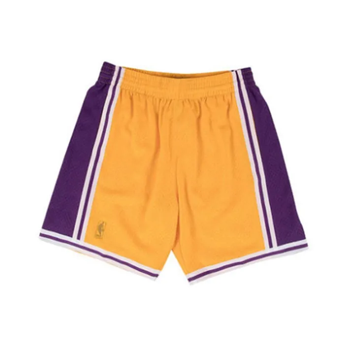 MITCHELL NESS Баскетбольные шорты Мужские Желтые
