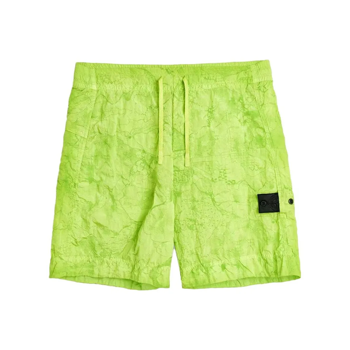 STONE ISLAND SS23 Nylon Meta Повседневные шорты Мужские Фисташковый