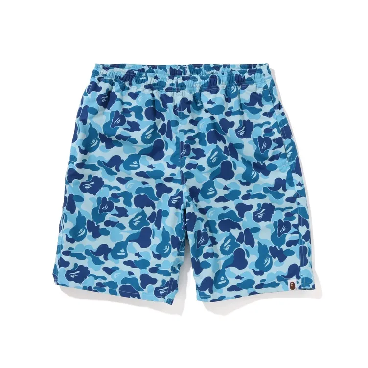 Bape X Space Jam Abc Camo Beach Shorts Shorts